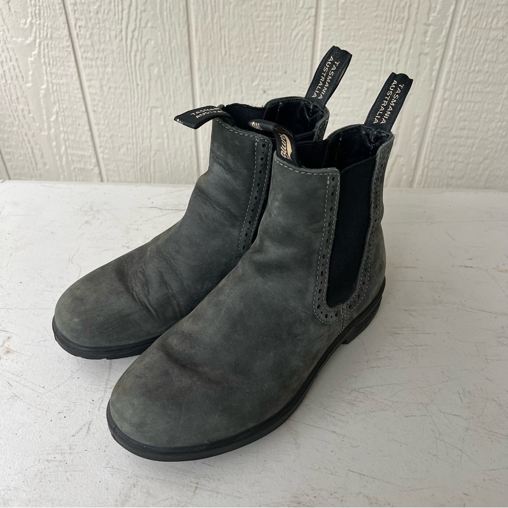 BLUNDSTONE 1630 High Top Boots Rustic Black NEEDS NEW OUTSOLES